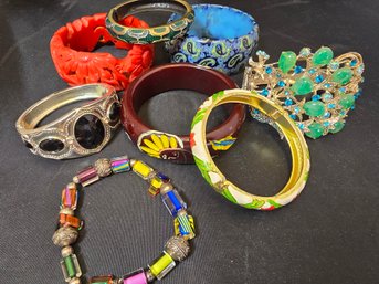 Vintage Bracelet Lot Costume Jewelry