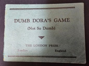 Vintage 1930's TIJUANA BIBLE 8 Page X-rated COMIC Book Dumb Dora