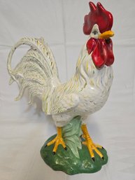 Vintage Ceramic Rooster Strawberry Meadows