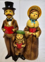 Vintage Carolers Music Box 12 Days Of Christmas