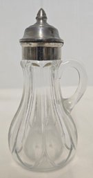 Antique Syrup Pitcher Spring Top