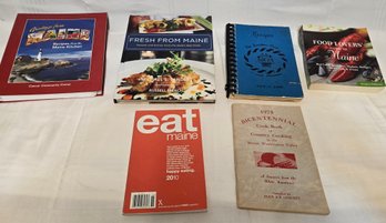 Maine Cookbooks Lot