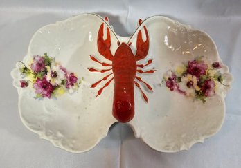 Vintage German Large Divided Lobster Platter