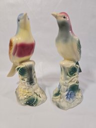 Vintage Pair Of Ceramic Figural Birds