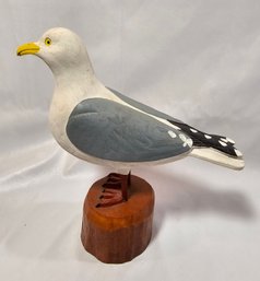 Seagull Decoy Wood Bird
