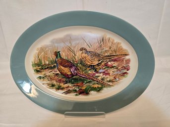 Vintage Pheasant 14' By 10.5' Serving Platter