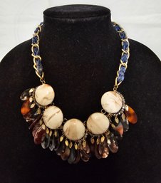 Vintage Costume Jewelry Anthropology Chunky Necklace