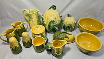 Vintage Shawnee Corn Cobb Pottery Dishes