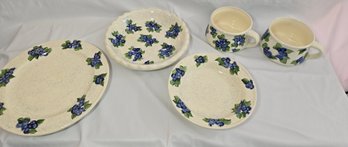 Maine Blueberry Ceramic Dishes