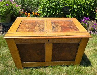 Antique Trunk Leather Panels