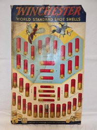 Vintage 1930's Winchester Shotshells Cardboard Poster Advertisement