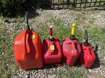 Lot Of (4) Gas Tanks