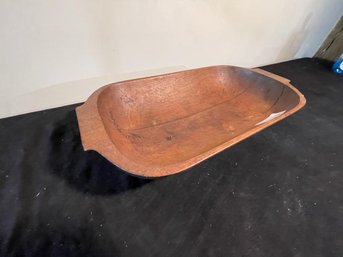 Wooden Fruit Bowl, Splits, 3' Tall X 19' Long  X 10' Deep