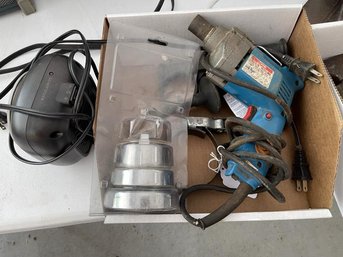 Lot Including Fan, Electric Screw Driver