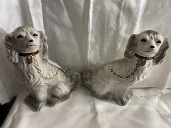 Pair Of Staffordshire Dogs