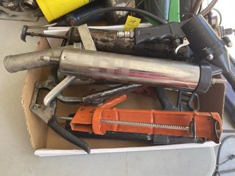 Lot Of Grease Guns & Calk Gun