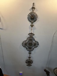 Handmade Nail Wall Sculpture 45' Long