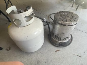 Propane Tank & Heater