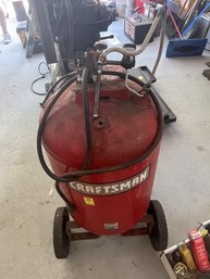 Craftsman Air Tank, Vertical On Wheel, No  Motor, 30 Gallon