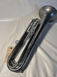 Getzen Trombone, Marching Bugle, No Mouth Piece, Poor Condition