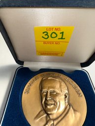 301 Senator Henry M Jackson Medal In Case, 1912-1983, 3'