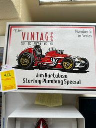 412 Vintage Model Race Car, Jim Hurtubise, #5 In Series, In Box, 11'