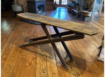 Wooden Folding Ironing Board 5' Tall