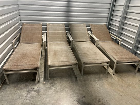 Set 4 Barlow Tyrie Lounge Chairs