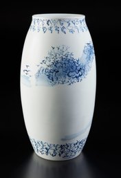 Natural Writing, 2014, 2014 White Chinese Porcelain Pot