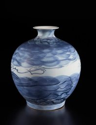 Waves (Untitled), 2014, 2014 White Chinese Porcelain Vase