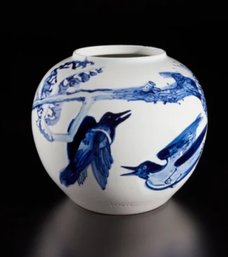 Songbirds, 2013, 2013 White Chinese Porcelain Pot