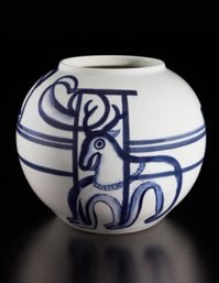 Deer 3, 2013, 2013 White Chinese Porcelain Pot