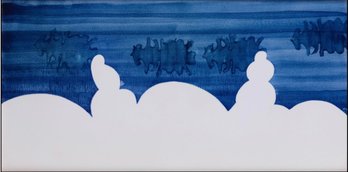 Five Moving Pieces, 2014, 2014 White Porcelain Panel, Jingdezhen