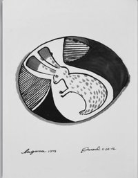 Rabbit, 2012, 2012 LL Ink On Rice Paper