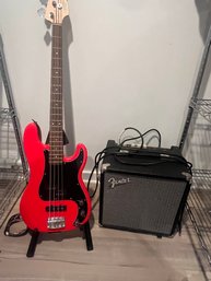 Fender Electric Guitar And Amplifier