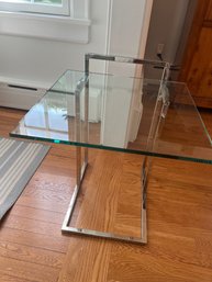 Chrome And Glass Table