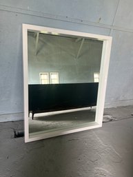 White Lacquer Mirror