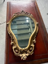 20th Century French Hand Carved And Gilt Wood Wall Mirror