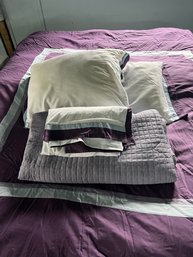 Set Of Purple Linens