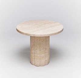 Travertine Amerigo Side Table By Interlude Home