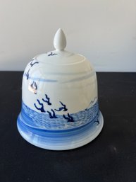 Sea Bird I, 2013, 2013 White Chinese Porcelain Candy Jar