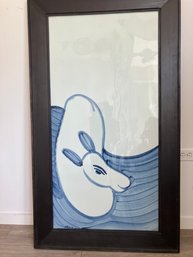 Sea Creature, Deer, 2012, 2012 White Chinese Porcelain Panel