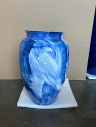 Huge Blue And White Vase