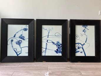 Three Porcelain Panels