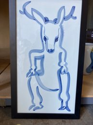 Deer Person, 2013, 2013 White Chinese Porcelain Panel