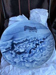 Creature Over The Sea, 2014, 2014 White Chinese Porcelain Plate