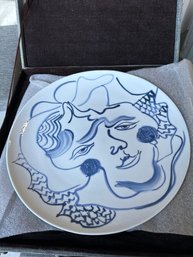 Untitled, 2014, 2014 White Chinese Porcelain Plate D. 13 4/5 In