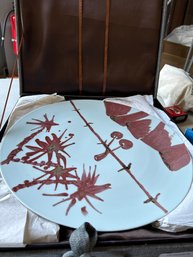 Pine Tree And Two Cherries, 2014, 2014 White Chinese Porcelain Plate