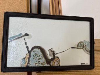 Framed Porcelain Panel