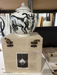 The Bull Porcelain Jar